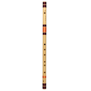 G Natural Base Bansuri Flute (Right Hand) 25.65 inches (65.15CM)